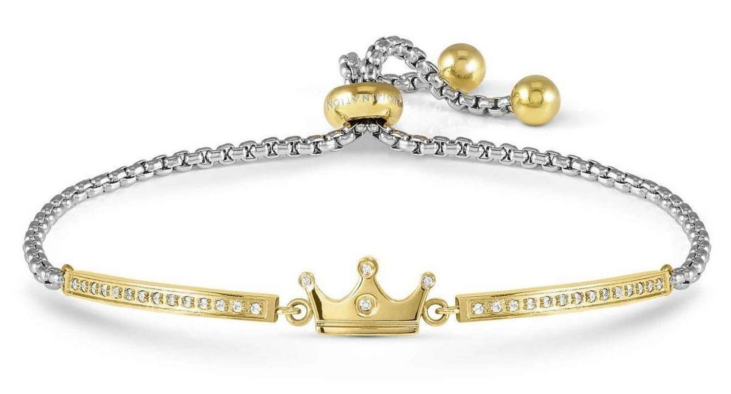 Bransoletka damska Nomination Italy Milleluci korona złota 028018039.jpg